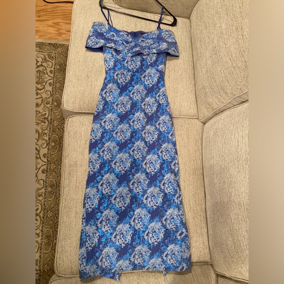 Theia Couture Size 0, EMMERSON Off-Shoulder MIDI Dress NWT - Picture 6 of 10